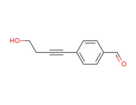 4-(4-hydroxy-1-butyn-1-yl)benzaldehyde