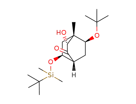 5-tert-butoxy-7-(tert-butyl-dimethyl-silanyloxy)-3-hydroxy-4-methyl-bicyclo[2.2.2]octan-2-one