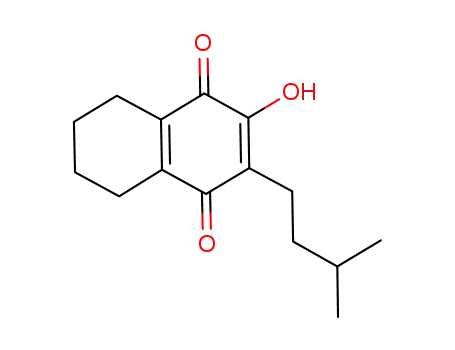 2-hydroxy-3-(3-methyl-butyl)-5,6,7,8-tetrahydro-[1,4]naphthoquinone