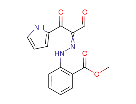 2-(2-methoxycarbonylphenylhydrazono)-3-oxo-3-(2-pyrrolyl)propanal
