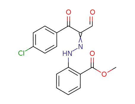 3-(4-chlorophenyl)-2-(2-methoxycarbonylphenylhydrazono)-3-oxo-propanal