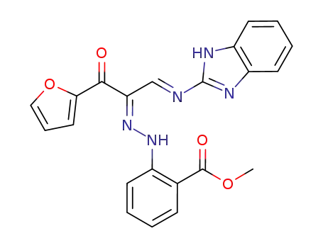 methyl 2-(2-{1-[(1H-benzimidazol-2-ylimino)-methyl]-2-(furan-2-yl)-2-oxo-ethylidene}hydrazino)benzoate