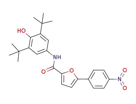 N-(3,5-di-t-butyl-4-hydroxyphenyl)-5-(4-nitrophenyl)-2-furan carboxamide