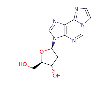 Molecular Structure of 68498-25-9 (1,N6-ETHENO-2'-DEOXY-ADENOSINE)
