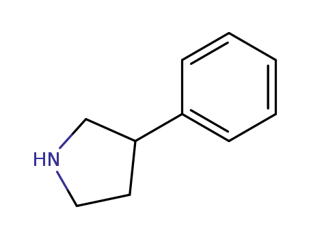 Molecular Structure of 936-44-7 (3-PHENYLPYRROLIDINE)