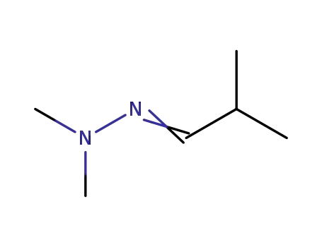 Molecular Structure of 13063-57-5 (1,1-Dimethyl-2-isobutylidenehydrazine)