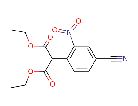 diethyl (4-cyano-2-nitrophenyl)malonate