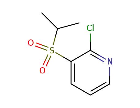 Molecular Structure of 139272-28-9 (Pyridine, 2-chloro-3-[(1-methylethyl)sulfonyl]-)