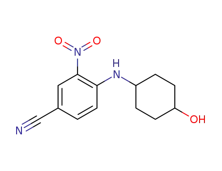 4-(((1R,4R)-4-hydroxycyclohexyl)amino)-3-nitrobenzonitrile