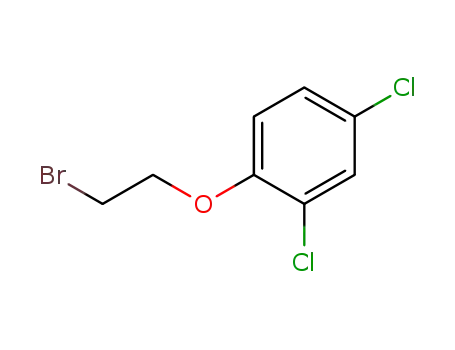 Molecular Structure of 6954-77-4 (1-(2-Bromoethoxy)-2,4-dichlorobenzene)