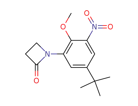1-(5-tert-butyl-2-methoxy-3-nitro-phenyl)-azetidin-2-one
