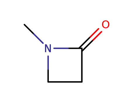Molecular Structure of 2679-13-2 (1-Methylazetidin-2-one)