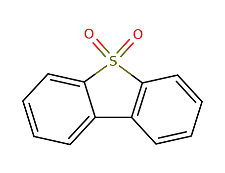 Molecular Structure of 1016-05-3 (Dibenzothiophene sulfone)