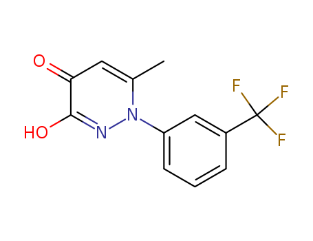 3,4-PYRIDAZINEDIONE,1,2-DIHYDRO-6-METHYL-1-(3-(TRIFLUOROMETHYL)PHENYL )-