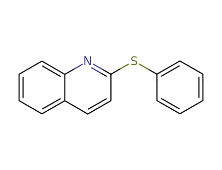 Molecular Structure of 22190-12-1 (2-(PHENYLTHIO)QUINOLINE)