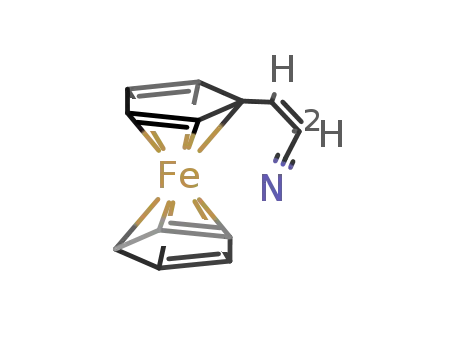 cis-β-ferrocenyl-α-deuterio-acrylonitrile