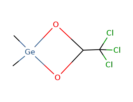 Molecular Structure of 96287-65-9 (1,3,2-Dioxagermetane, 2,2-dimethyl-4-(trichloromethyl)-)