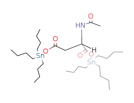 N-acetyl-L-OCOCH2CHNHCOO-bis(tri-n-butyltin)