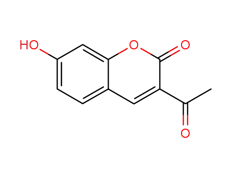 Molecular Structure of 10441-27-7 (3-ACETYL-7-HYDROXY-2H-CHROMEN-2-ONE)