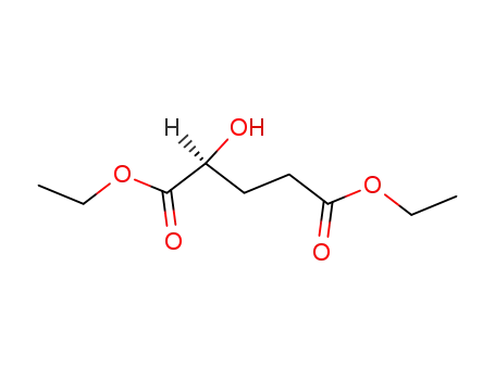 Molecular Structure of 55094-99-0 ((S)-2-Hydroxypentanedioic Acid Diethyl Ester)