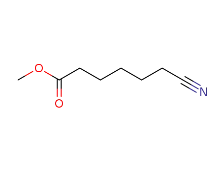 Molecular Structure of 17592-25-5 (Hexanoic acid, 6-cyano-, methyl ester)