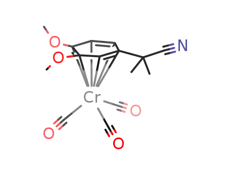 2-(3,4-dimethoxy-phenyl)-2-methylpropiononitrile tricarbonylchromium