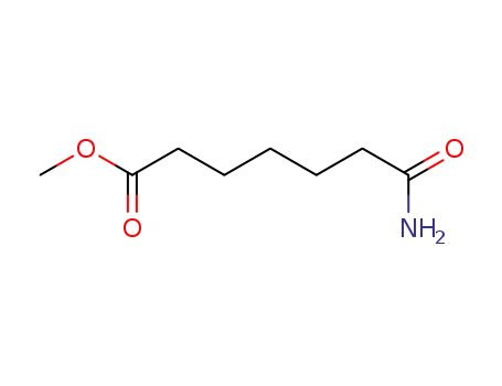 Molecular Structure of 98553-02-7 (Heptanoic acid, 7-amino-7-oxo-, methyl ester)
