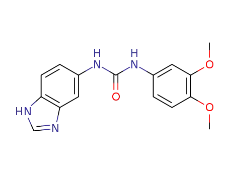 1-(1H-benzo[d]imidazol-5-yl)-3-(3,4-dimethoxyphenyl)urea
