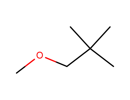 Molecular Structure of 1118-00-9 (1-Methoxy-2,2-dimethylpropane)
