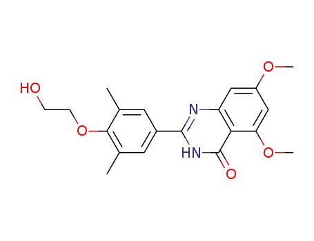 2-(4-(2-hydroxyethoxy)-3,5-dimethylphenyl)-5,7-dimethoxy-3,4-dihydroquinazoline-4-one