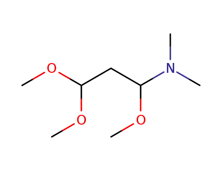 Molecular Structure of 51513-20-3 (1-Propanamine, 1,3,3-trimethoxy-N,N-dimethyl-)