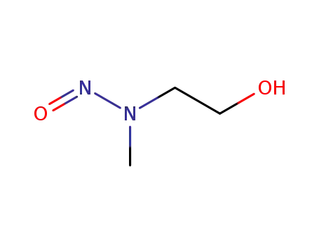 Molecular Structure of 26921-68-6 (N-nitrosomethyl-(2-hydroxyethyl)amine)