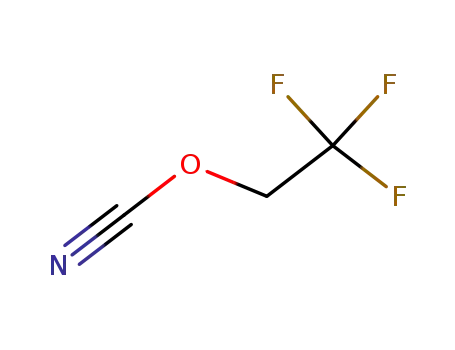 Molecular Structure of 1118-45-2 (Cyanic acid, 2,2,2-trifluoroethyl ester)