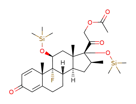 (11β,16β)-9-fluoro-16-methyl-3,20-dioxo-11,17-bis[(trimethylsilyl)oxy]pregna-1,4-dien-21-yl acetate