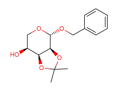 1-O-benzyl-2,3-isopropylidene-β-L-ribopyranose