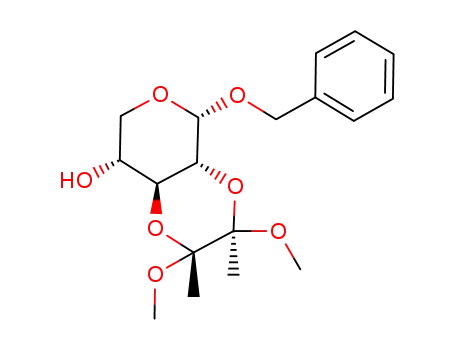 1-O-benzyl-2,3-(2,3-dimethoxybut-2,3-diyl)-α-D-xylopyranoside