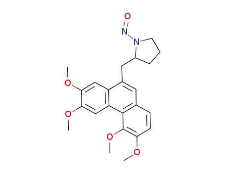 1-nitroso-2-[(2,3,5,6-tetramethoxy-10-phenanthryl)methy]pyrrolidine