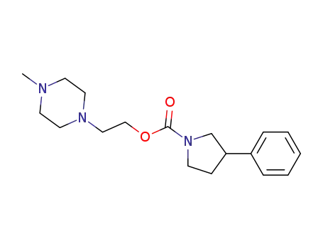 2-(4-methylpiperazin-1-yl)ethyl 3-phenylpyrrolidine-1-carboxylate