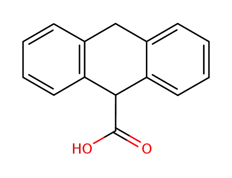 Molecular Structure of 1143-20-0 (9,10-dihydroanthracene-9-carboxylic acid)
