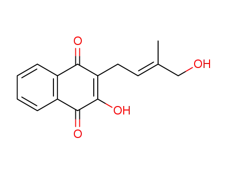 (E)-2-hydroxy-3-(4-hydroxy-3-methylbut-2-enyl)-naphthalene-1,4-dione