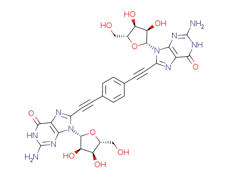 8,8'-[benzene-1,4-diyl-di(ethyn-2,1-diyl)]diguanosine
