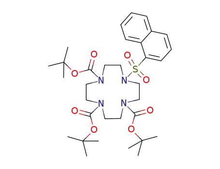 1-(1-naphthalenesulfonyl)-4,7,10-tris(butyloxycarbonyl)-1,4,7,10-tetraazacyclododecane