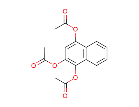Molecular Structure of 1785-67-7 (naphthalene-1,2,4-triyl triacetate)