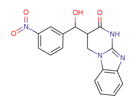 6-[(3-nitrophenyl)hydroxymethyl]-5,6-dihydro-8H-benzo[4,5]imidazo[1,2-a]pyrimidin-7-one