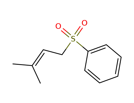 Benzene, [(3-methyl-2-butenyl)sulfonyl]-