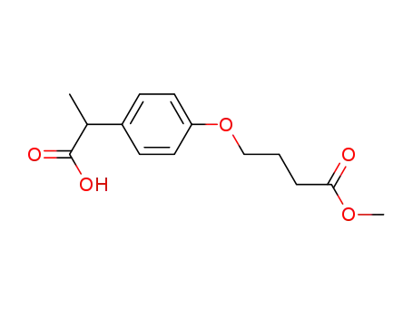 2-(4-(4-methoxy-4-oxobutoxy)phenyl)propanoic acid