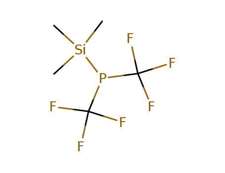 Trimethylsilyl-bis-(trifluormethyl)-phosphin