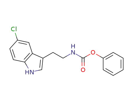 phenyl 2-(5-chloro-1H-indol-3-yl)ethylcarbamate