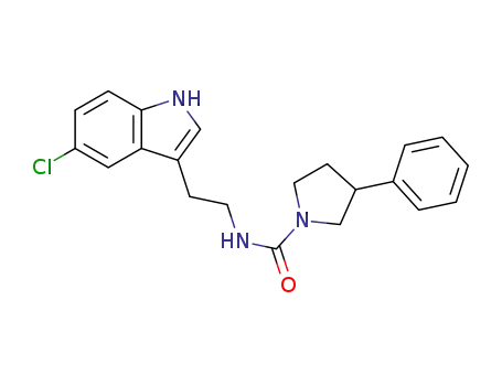 N-(2-(5-chloro-1H-indol-3-yl)ethyl)-3-phenylpyrrolidine-1-carboxamide