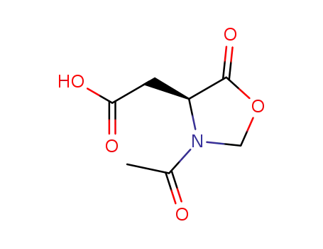(S)-3-acetyl-5-oxo-4-oxazolidineacetic acid